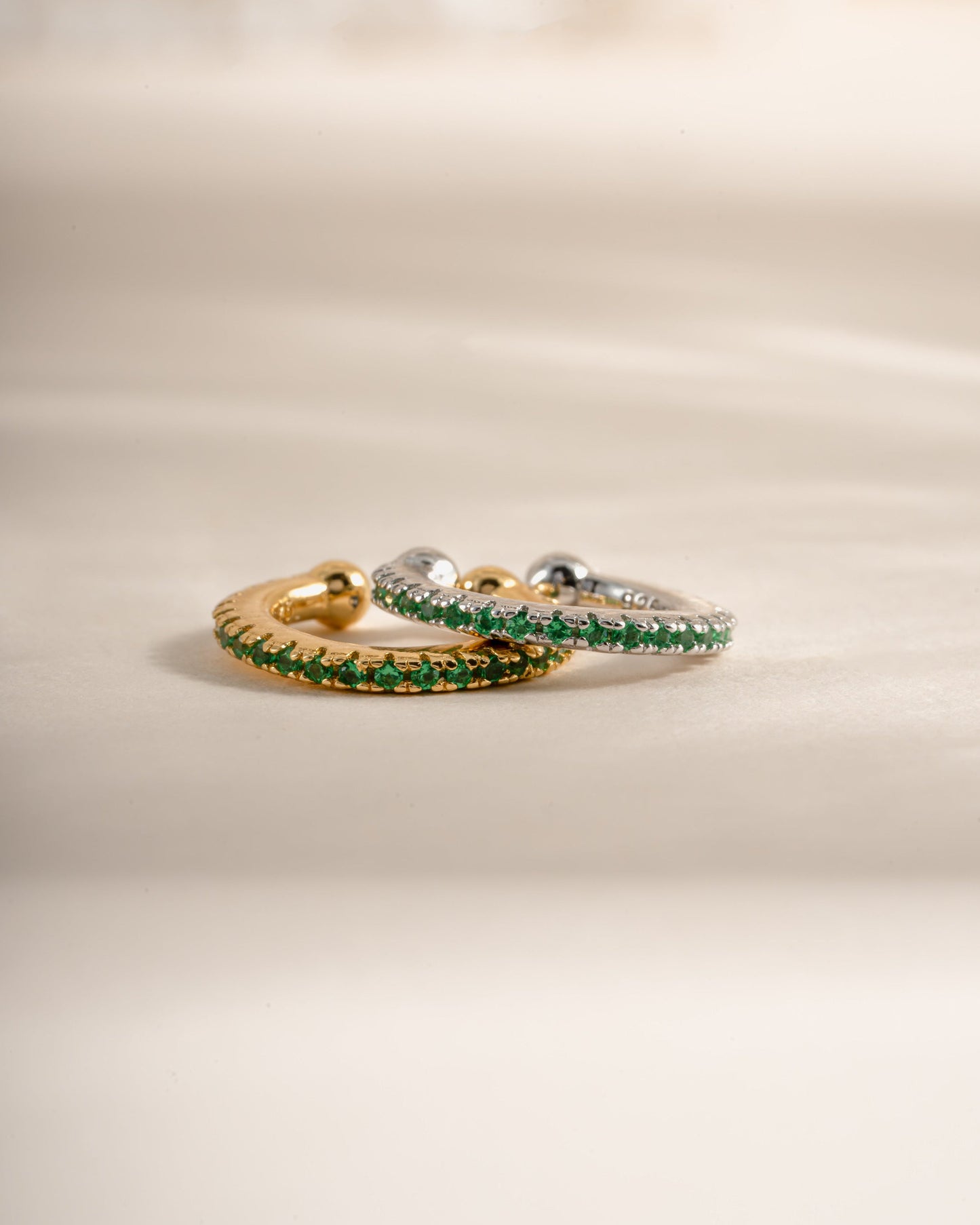 Emerald Ear Cuff