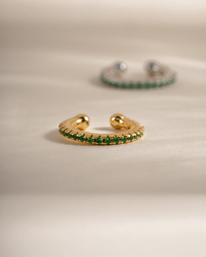 Emerald Ear Cuff