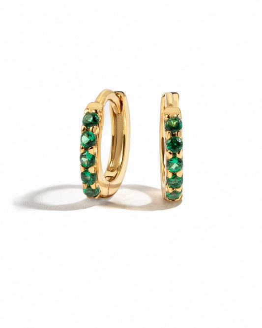 7mm Emerald Huggies