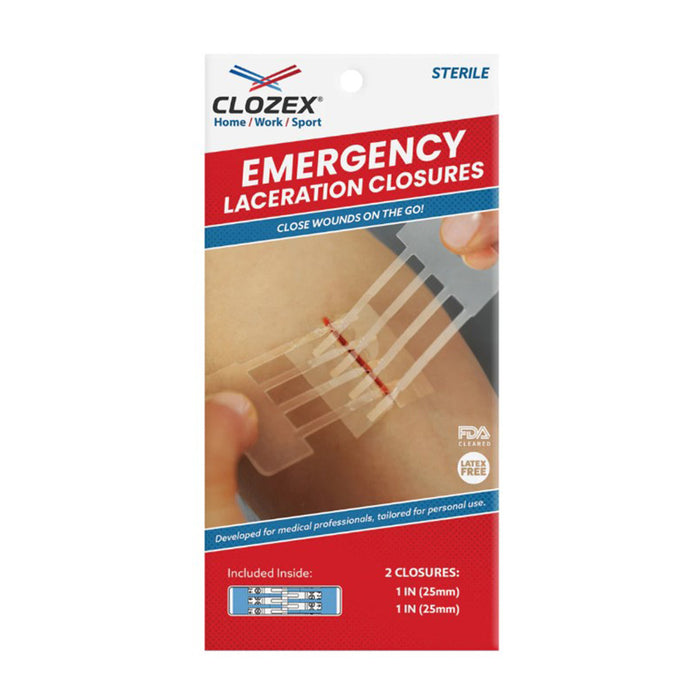 Emergency Laceration Closures, 2 Pack (25mm or 40mm)