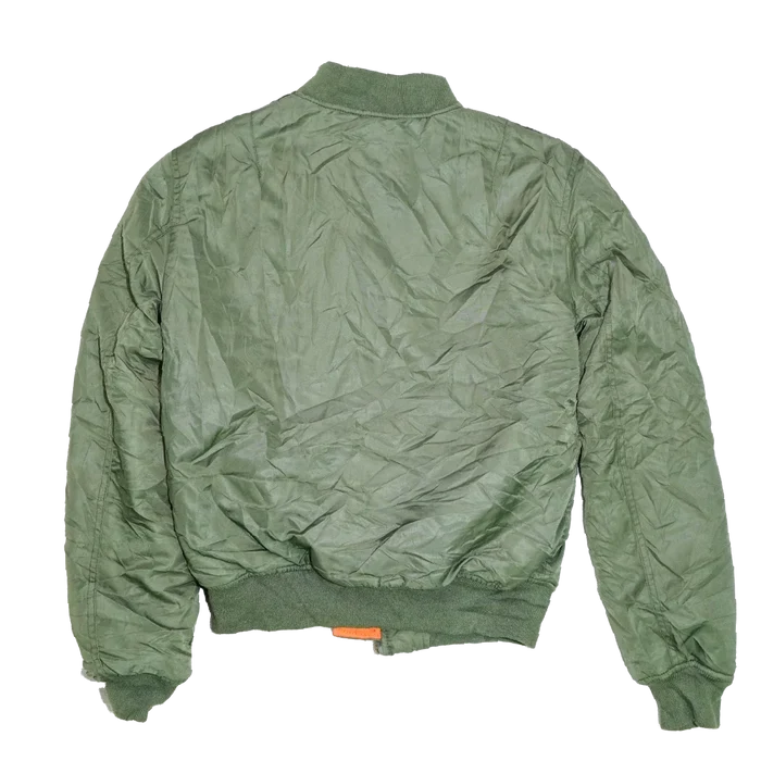 ESNTLS Olive Flight Jacket - Medium - Army & Outdoors - Flight Jackets
