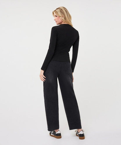 ESQUALO BARREL DENIM PANT