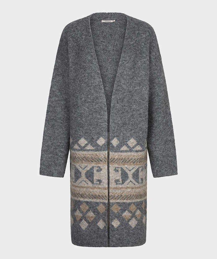 ESQUALO CARDIGAN INTARSIA