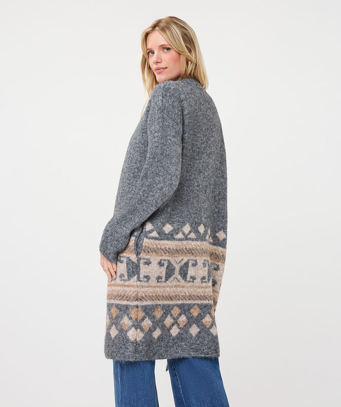 ESQUALO CARDIGAN INTARSIA