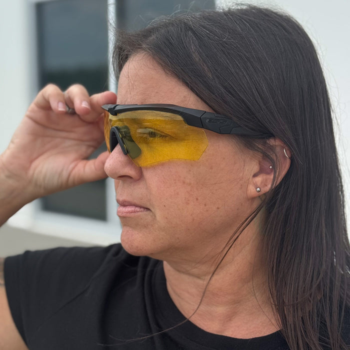 ESS Crossbow Glasses w/ Clear, Smoke Grey & Hi-Def Yellow Lens