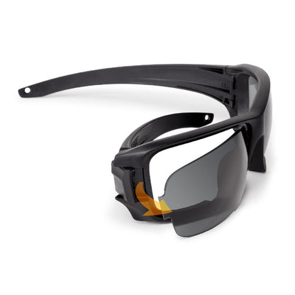 Rollbar Black w/ Clear & Smoke Grey Lens