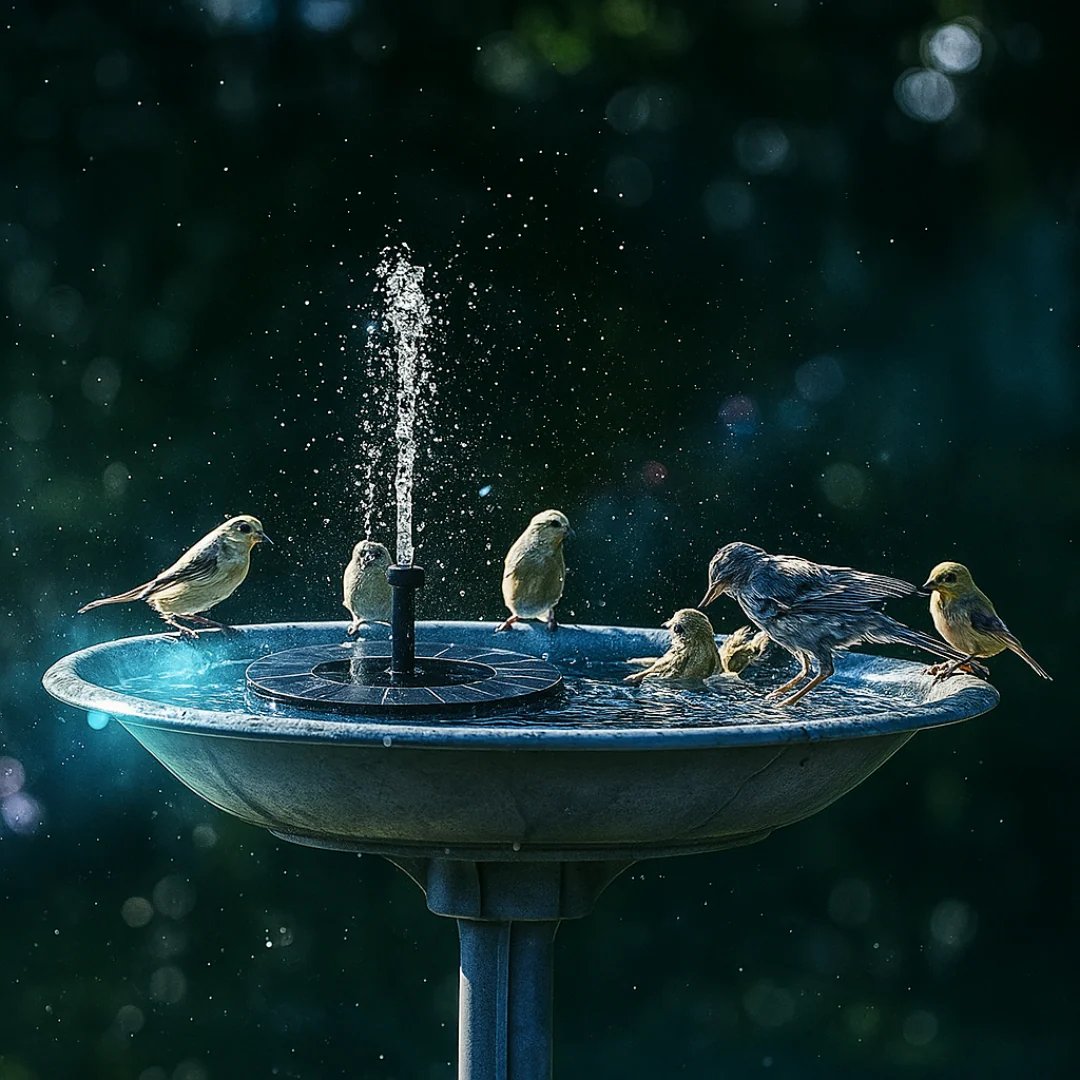 ‚òÄÔ∏è Solar-Powered Fountain ‚ú®Garden Oasis, No Wires No Hassleüí¶