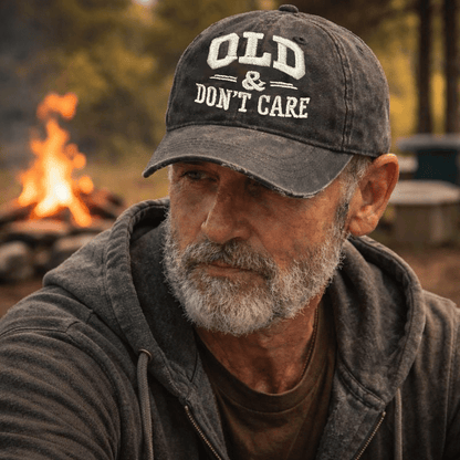üß¢ 2026 New Year Hot Sale |  Vintage Distressed ‚ÄúOLD & DON‚ÄôT CARE‚Äù Cap