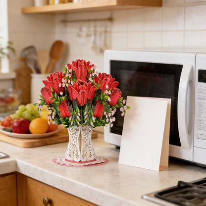 üíå Forever-Blooming 3D Flower Pop-Up Card‚Äì Personalized Love Message & Everlasting Bloom üéÅ