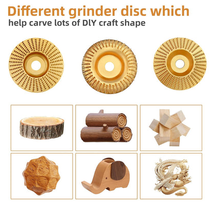 ‚öíÔ∏èHeavy-Duty Wood Carving Disc Set (3PCS)