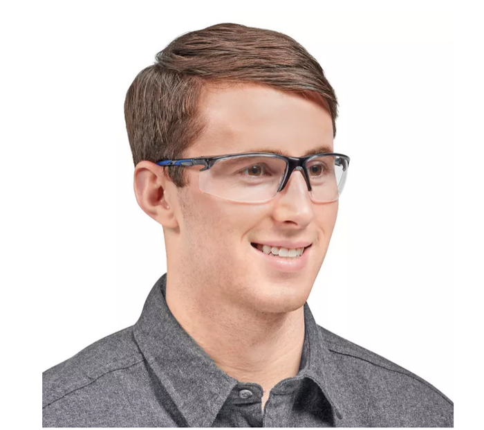 Flash™ Safety Glasses, being worn