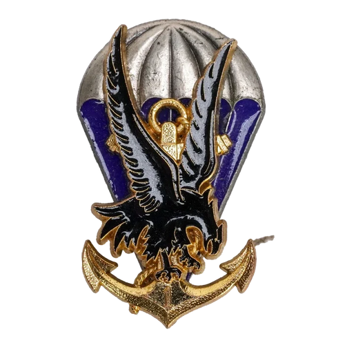 French 1st Paratrooper Command and Support Battalion Badge, Item 2 - French Army Surplus - Flags, Badges & Insignia