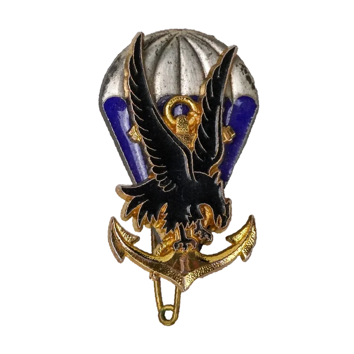 French 1st Paratrooper Command and Support Battalion Badge - French Army Surplus - Flags, Badges & Insignia