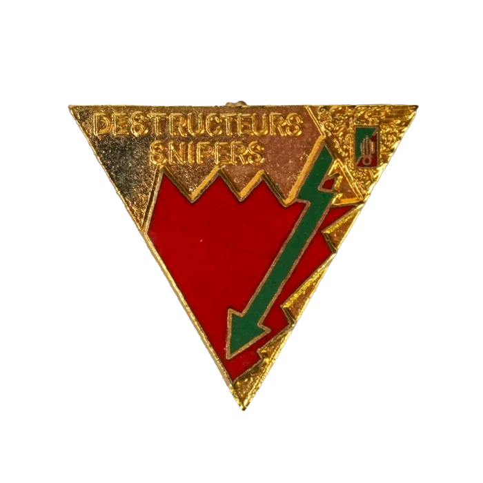 French 2nd Foreign Parachute Regiment, 4th Company Badge, Item 2 - French Army Surplus - Flags, Badges & Insignia