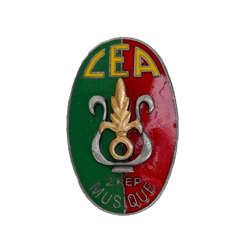 French 2nd Foreign Parachute Regiment Band Badge - French Army Surplus - Flags, Badges & Insignia