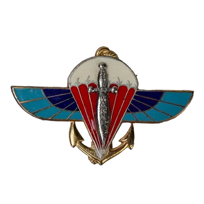 French 2nd Marine Infantry Parachute Regiment Badge - French Army Surplus - Flags, Badges & Insignia