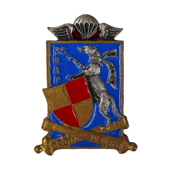 French 35th Parachute Artillery Regiment Badge - French Army Surplus - Flags, Badges & Insignia