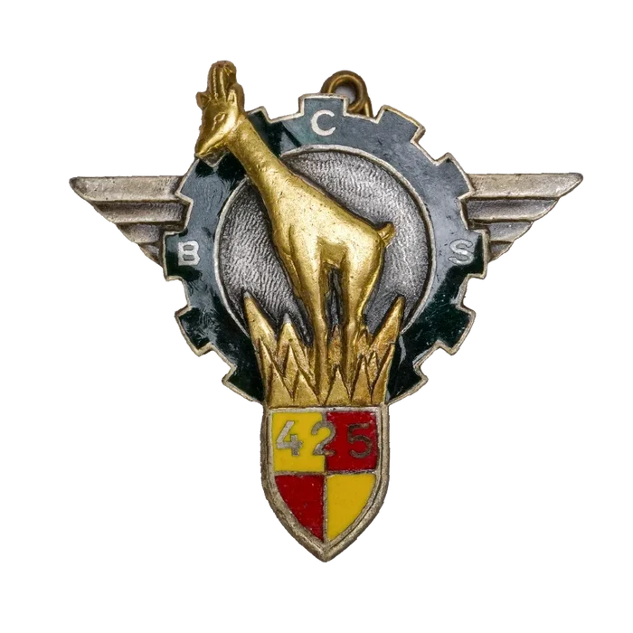 French 425th Paratrooper Command and Support Battalion Badge - French Army Surplus - Flags, Badges & Insignia