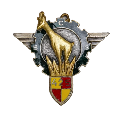 French 425th Paratrooper Command and Support Battalion Badge - French Army Surplus - Flags, Badges & Insignia