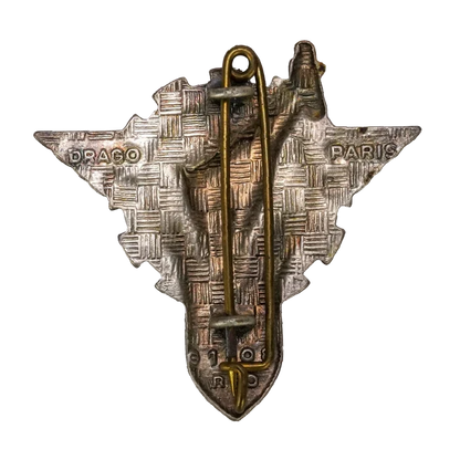 French 425th Paratrooper Command and Support Battalion Badge - French Army Surplus - Flags, Badges & Insignia