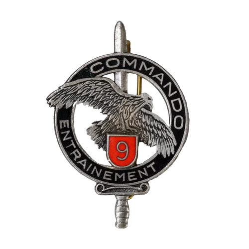 French Commando Training Centre Breast Badge – 9th Infantry Regiment - French Army Surplus - Flags, Badges & Insignia