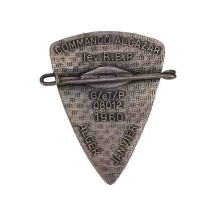 French Foreign Legion Commando Alcazar, Algeria Badge - French Army Surplus - Flags, Badges & Insignia