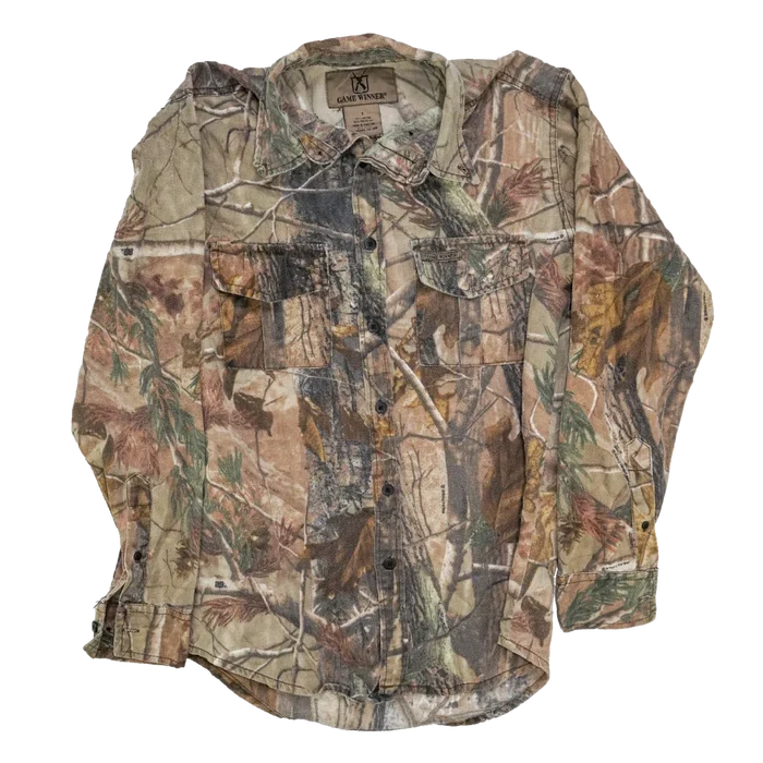Game Winner Realtree Camo Field Shirt - Small - Army & Outdoors - Field Shirts