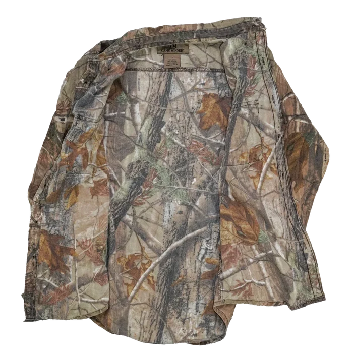 Game Winner Realtree Camo Field Shirt - Small - Army & Outdoors - Field Shirts