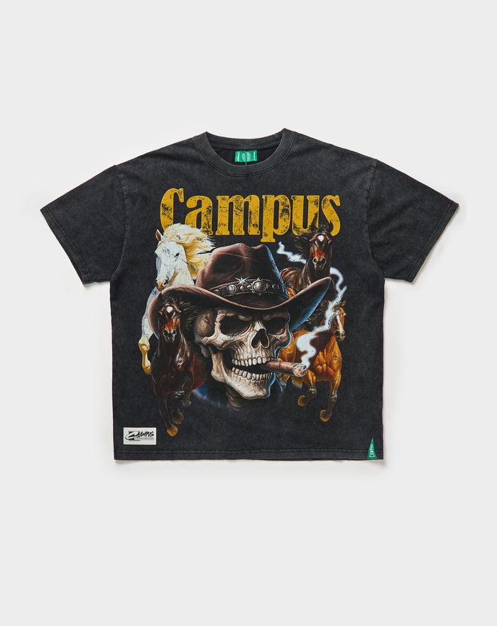 Campus Ghost Rider T-Shirt. Underground Apparel. Rule of Next Streetwear.