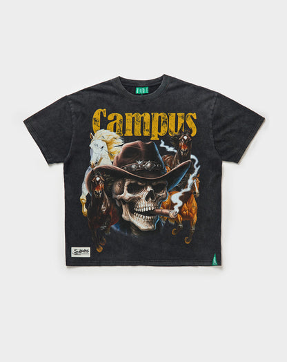 Campus Ghost Rider T-Shirt. Underground Apparel. Rule of Next Streetwear.