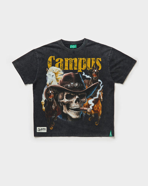 Campus Ghost Rider T-Shirt. Underground Apparel. Rule of Next Streetwear.
