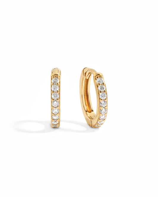 11mm Diamond Huggies (Multiple Sizes Available)