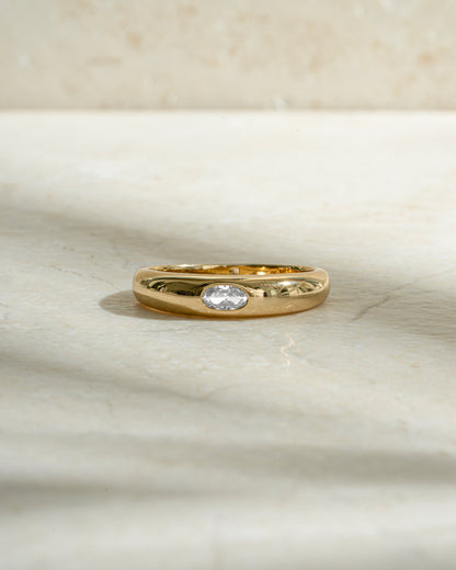 CZ Dome Ring