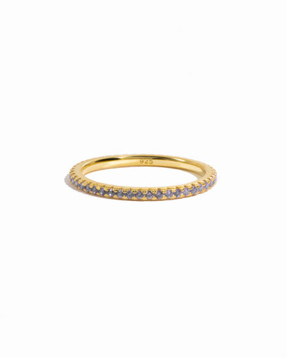 Alexandrite Birthstone Eternity Ring