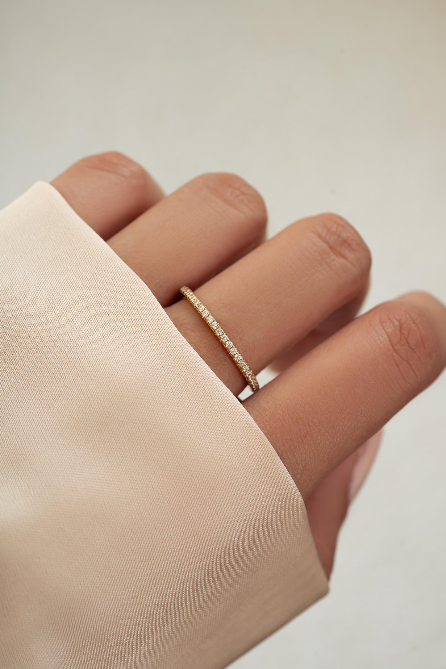 Diamond Birthstone Eternity Rings