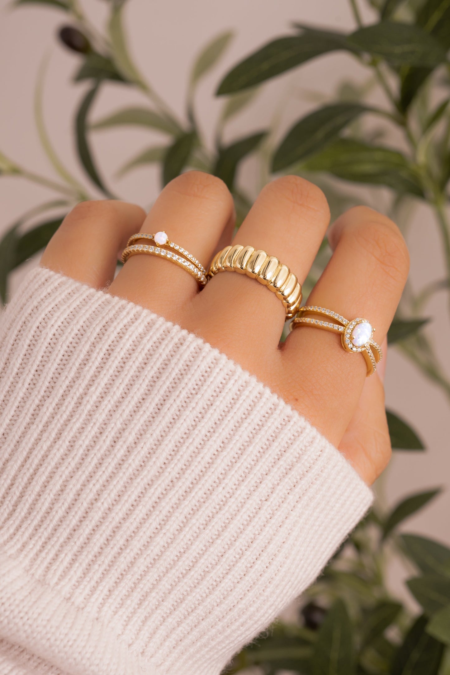 Diamond Birthstone Eternity Rings