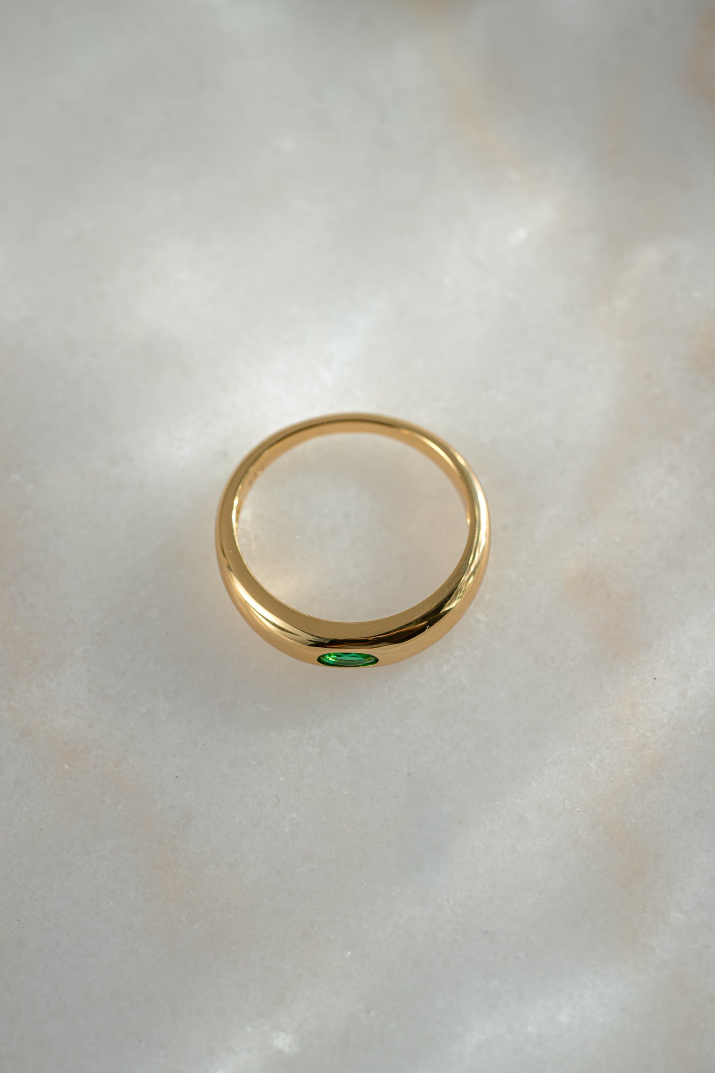 Emerald Dome Ring