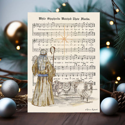 Holy Night Wonders | Religious Christmas Cards by Shared Blessings - 12 Assorted Cards with KJV Scripture