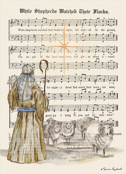 Holy Night Wonders | Religious Christmas Cards by Shared Blessings - 12 Assorted Cards with KJV Scripture