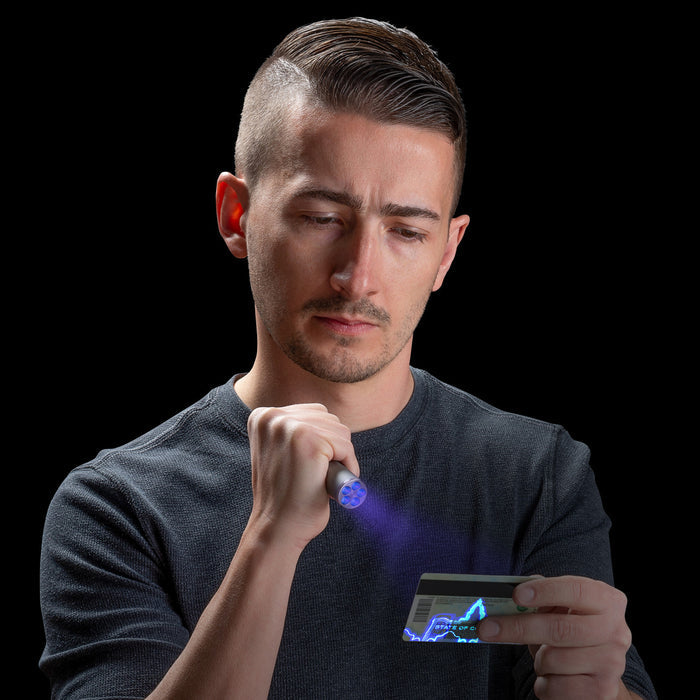 INOVA® X5® UV LED Flashlight, in use