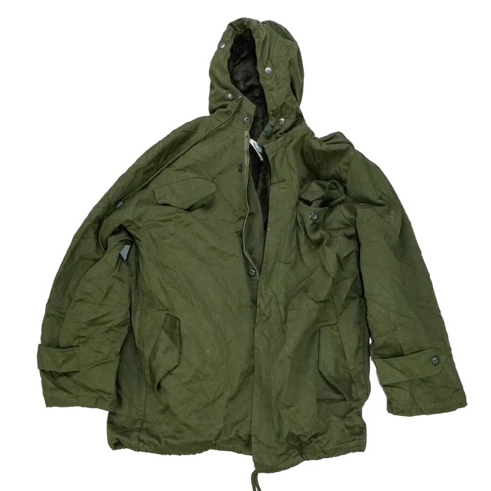 Iraqi Army Olive Drab Parka with Liner - Medium - Iraqi Army Surplus - Parkas