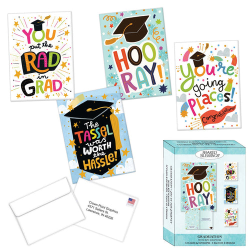 Joy in the Journey | Shared Blessings Boxed Christian Graduation Cards