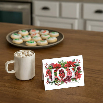 card on a table