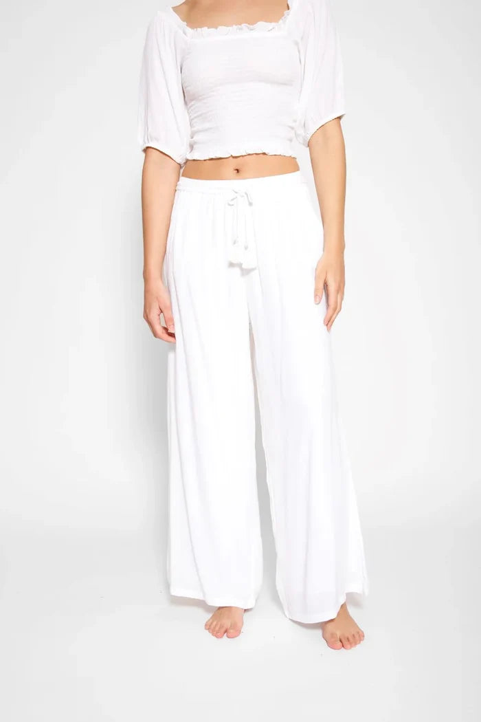 KOY RESORT MIAMI TIE FRONT PANT