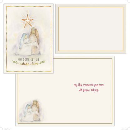 Set of Christmas cards with angel illustrations and text on a white background