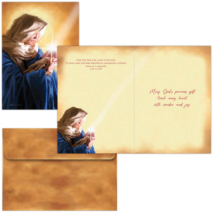 Madonna and Child | Shared Blessings Christian Christmas Cards, 18 Count, 5 x 7 Inch