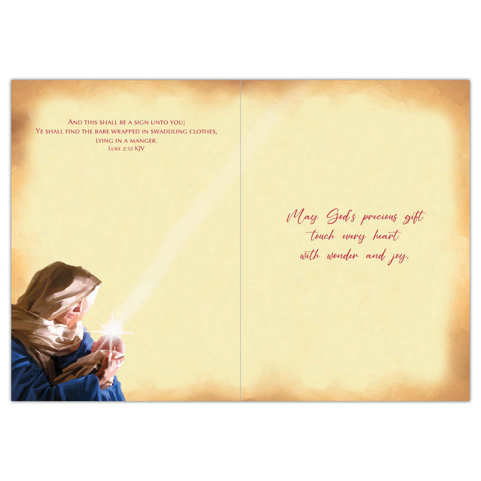 Madonna and Child | Shared Blessings Christian Christmas Cards, 18 Count, 5 x 7 Inch