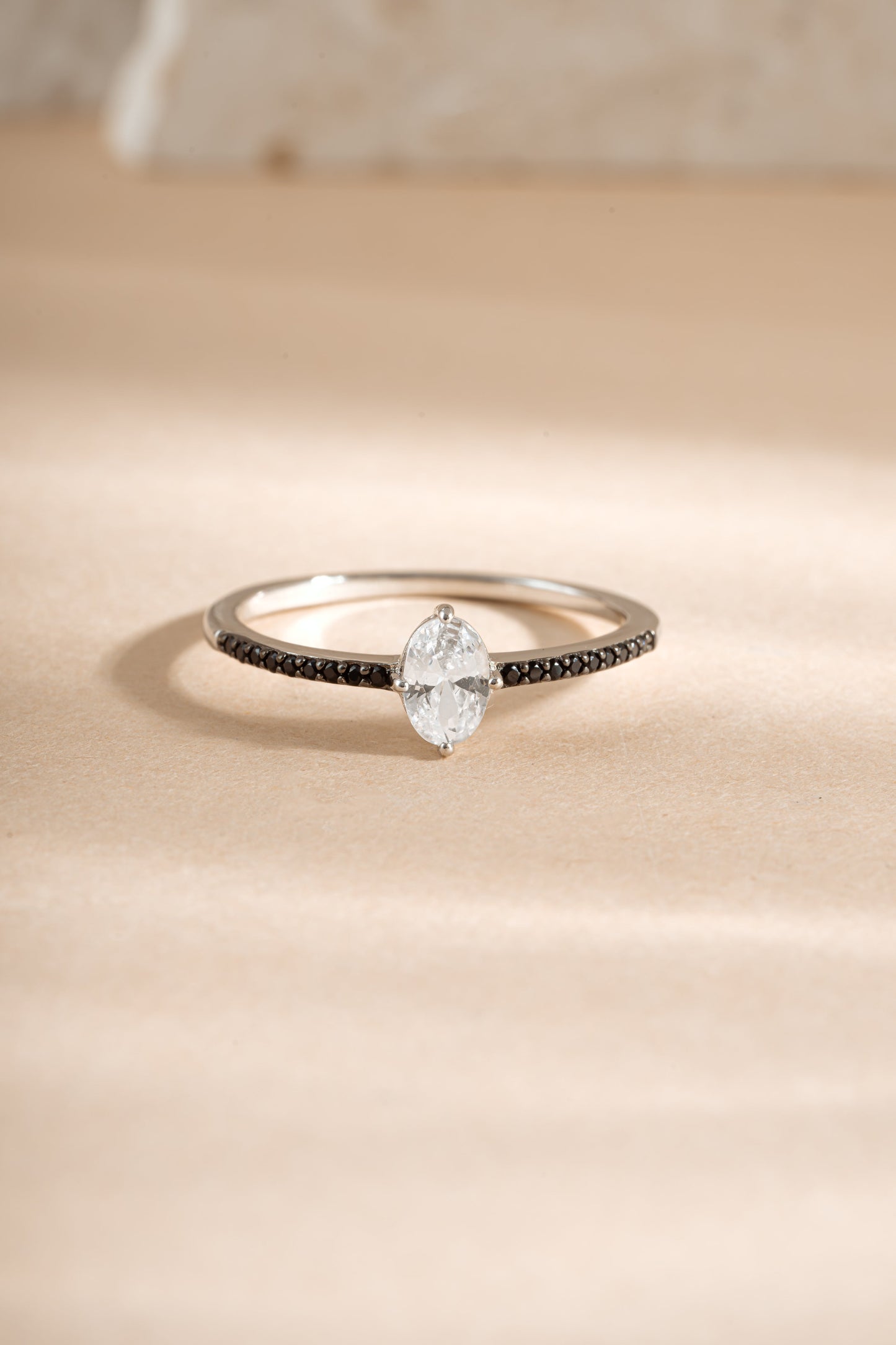 Black CZ Maddy II Ring