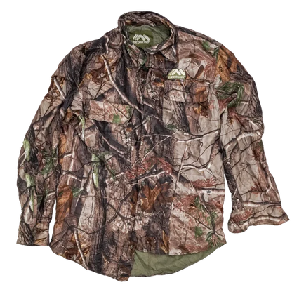Medalist Realtree Camo Lined Hunting Shirt - Medium - Army & Outdoors - Field Shirts