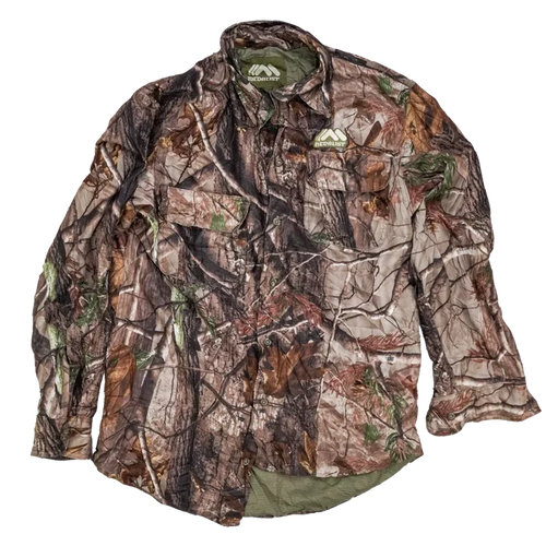 Medalist Realtree Camo Lined Hunting Shirt - Medium - Army & Outdoors - Field Shirts